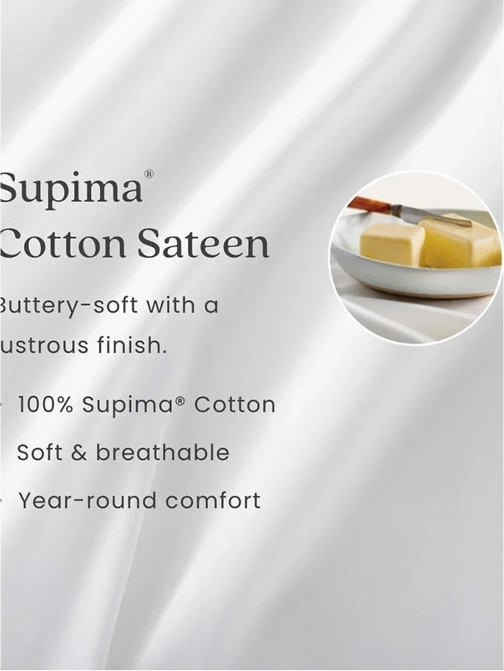 The Company Store Jacquard Leaf Supima Cotton Sateen Sheet Set King Ivory